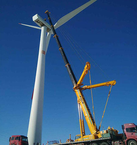 江西風(fēng)電起重安裝吊裝現(xiàn)場 江西風(fēng)電起重安裝吊裝現(xiàn)場